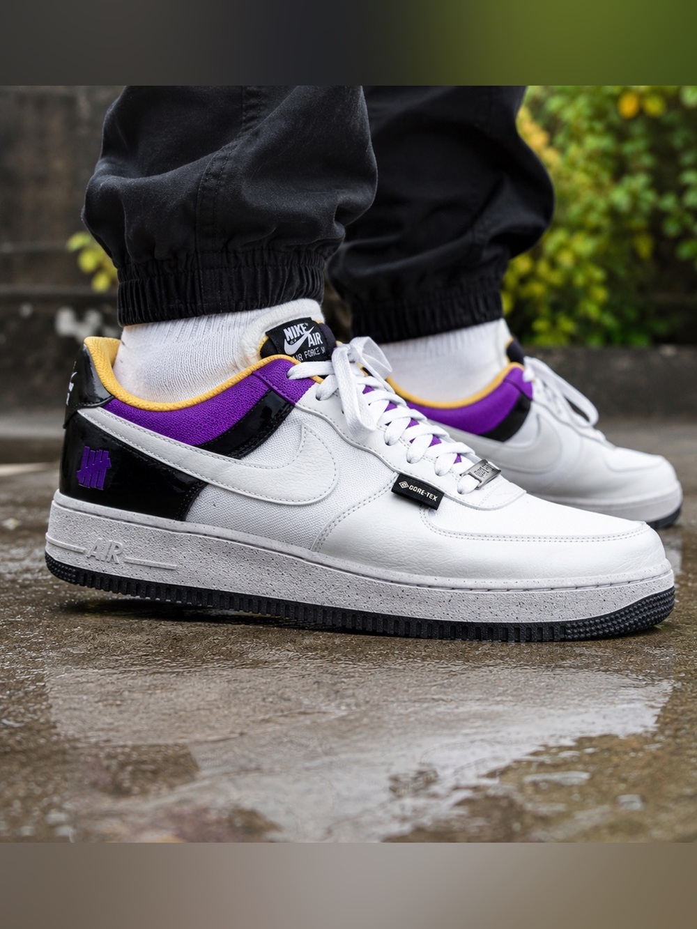 Nike Air Force 1 Low SP GORE-TEX Undefeated 5 On It White Black Purple Men 11.5